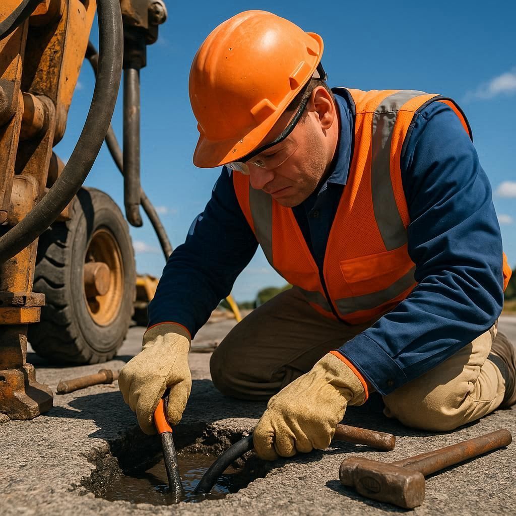 Прокол под дорогой в Павловском Посаде